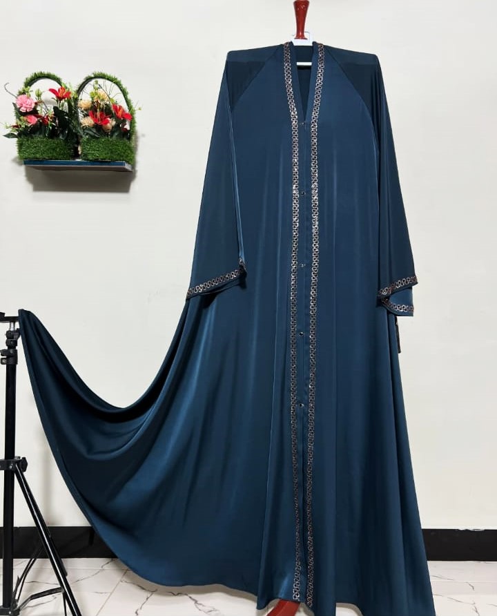 Premium Handmade Sage Green Abaya