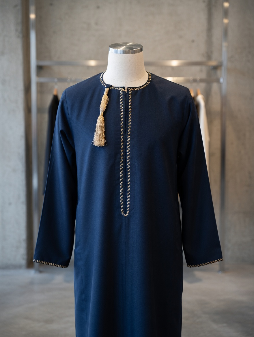 Navy Blue Thobe / Kandura