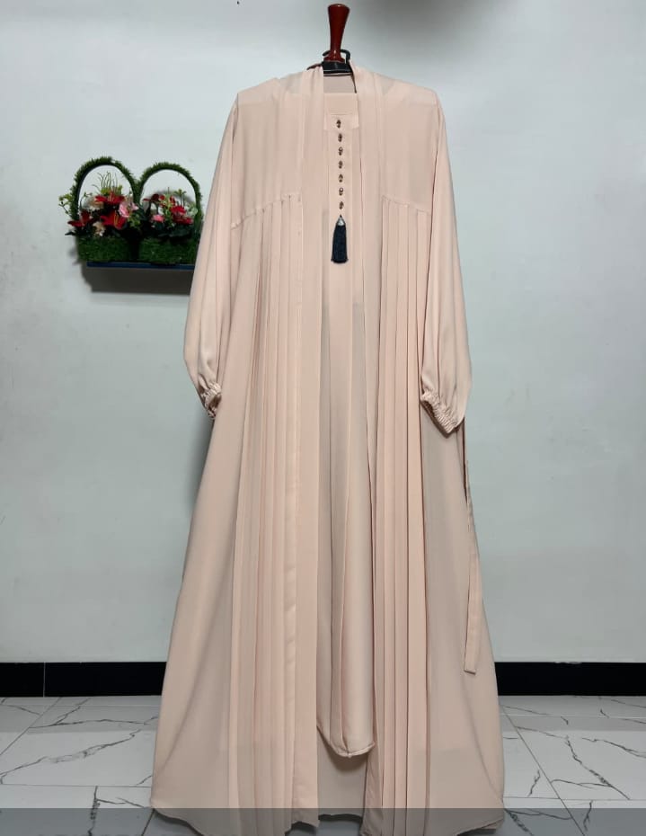 Premium Handmade Sage Green Abaya