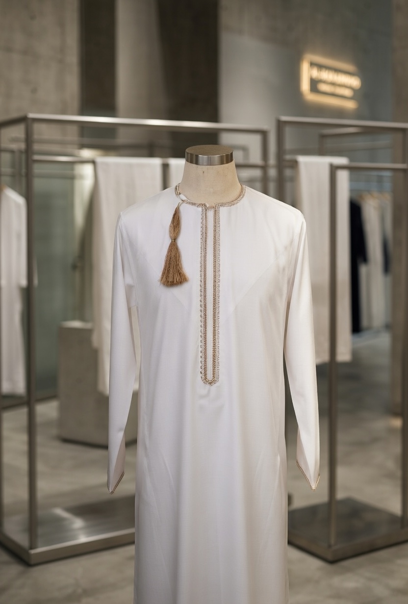 Pure White Thobe / Kandura